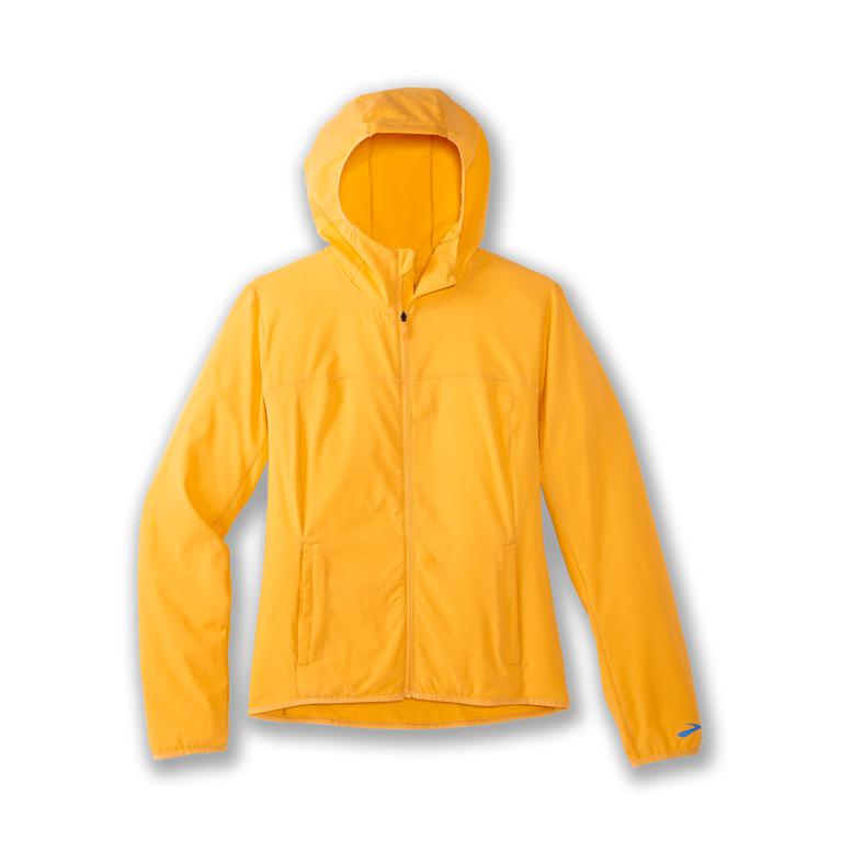 Brooks Canopy Women's Running Jackets - Saffron/Orange (86071-KLOT)
